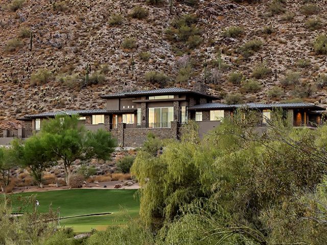 A close up view of our Mountainous Golf Course Home